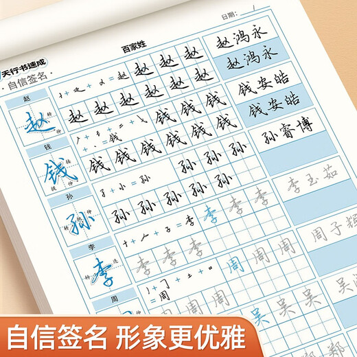 Shuxing 21-day running calligraphy crash course, a total of 7 volumes, hard-pen copybook for adults, special training copybook for regular script, entry-level copybook for college students, pen control and stroke order copybook for beginners, hard-pen calligraphy practice paper, technique essentials, model calligraphy, practical writing