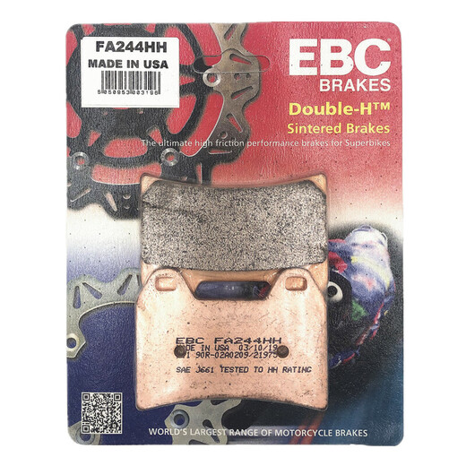 EBC刹车片适用KTM250390690790 1050 1090 1190 1290dukeadv GPFAX447HH一副  前刹 竞技赛道片