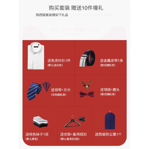 Pierre Cardin brand high-end men's suit groom's suit men's wedding slim fit Korean wedding dress casual formal custom plaid suit three-piece knitted 1809 Prussian gray (suit + vest + pants) 3XL/54