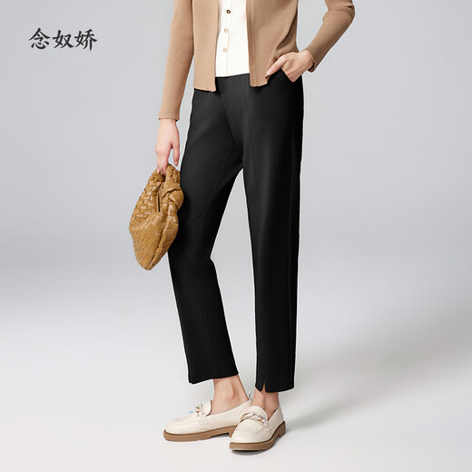 
Niannujiao 2023 summer style shopping mall same style trousers for women nine-point straight pants cigarette pants for women thin and breathable camel-67.9% nylon blend CNT3881 XL[130-145Jin[Jin equals 0.5 kg]]