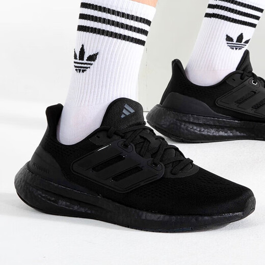 Adidas Herrenschuhe Frühling neuer PureBoost 22 Outdoor Sportschuhe atmungsaktive leichte Kleidung-resistente lässige Laufschuhe If4840 Black 40.5