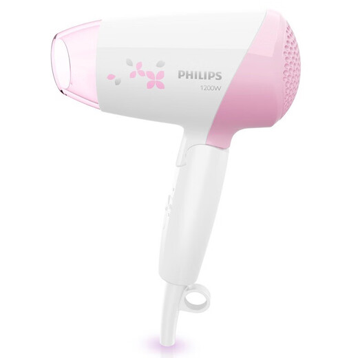 Philips hair dryer household high-power student dormitory small body constant temperature hair dryer HP8110 upgraded version HP8120/05-1200W power foldable