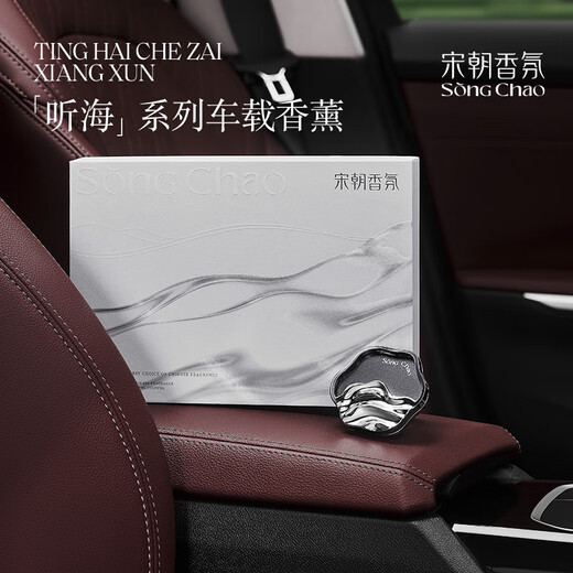 Song Dynasty Tinghai Mist Forest Car Aromatherapy Gift Box Car Air Outlet Car Perfume Fragrance Air Purification Gift Spring Rain Tea Gift Box, 2 Fragrance Tablets