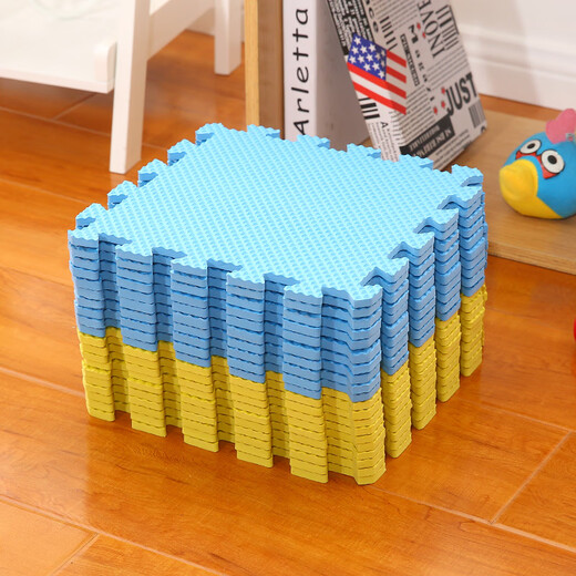 Children's floor mats, foam tatami mats, bedroom crawling sponge mats, spliced plastic room mat puzzles, starting from ten pieces, brown, 29*29cm (single piece price)