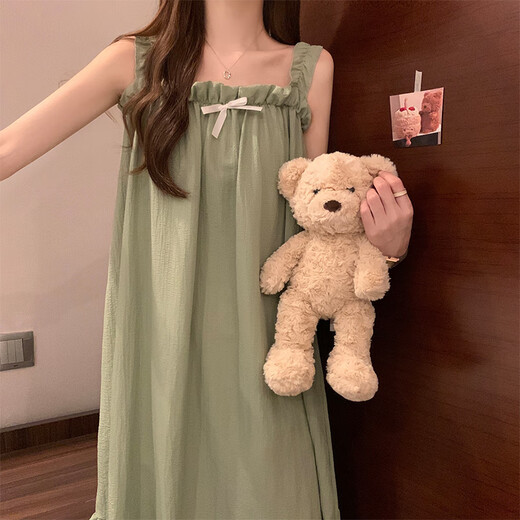 Pajamas Xushansi Femmes Soirée Princess Scolate Sous-pavillon avec pavillons de poitrine en estimation Sweet Girl Style Pyjamas Loose enceinte 9274 Petit animal avec des coussinets de poitrine L 165 ()