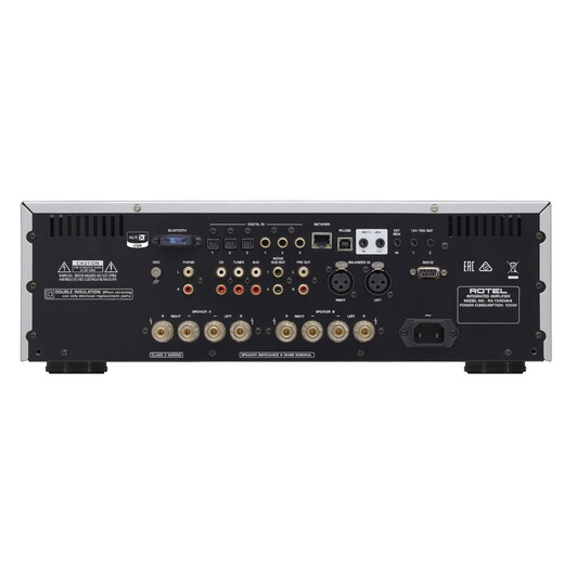 ROTEL路遥 RA-1592MKII 音响 hifi高保真 功放 立体声合并式功率放大器 PC-USB/蓝牙/平衡输入银色