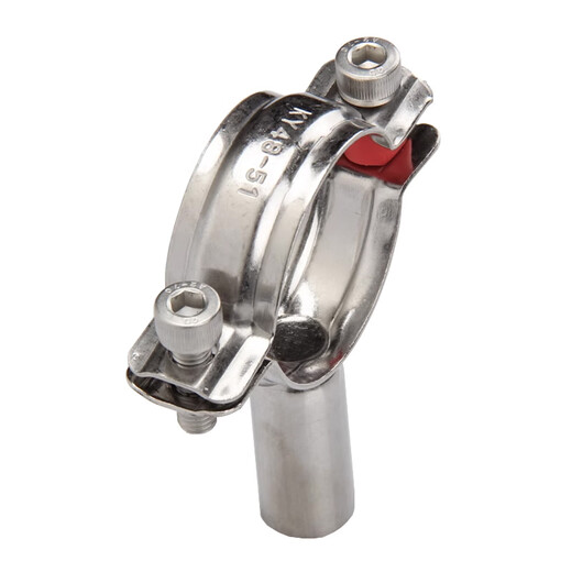 Lu Yueting 304 stainless steel pipe bracket cylindrical fixed buckle pipe code hoop sanitary pipe pipe clamp pipe clamp 304 25-28 (pipe length 45)