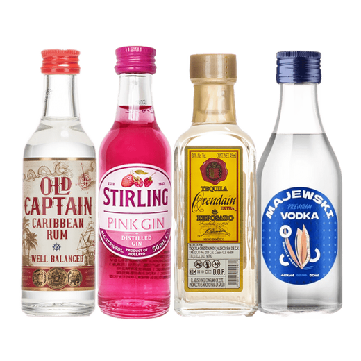 加勒海老船长长岛冰茶 鸡尾酒 调酒套装 金酒 朗姆酒 伏特加 龙舌兰 预调酒 长岛冰茶尝鲜版 50mL 1套 组合装