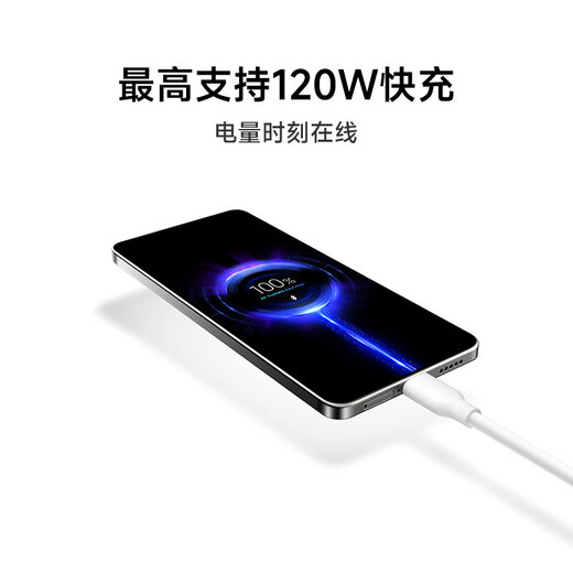 Xiaomi Mi 6A skin-friendly silicone fast charging data cable 2m (USB-A to USB-C) white