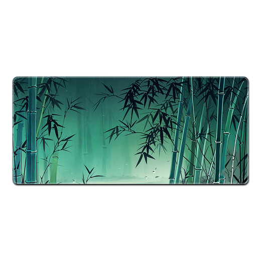 Drei-Farben-Katzen-Maus-Pad großgröße chinesisches Mountain- und E-Sport-Spiel Ancient Style Keyboard Pad Customized Computer Desk Pad Chinesische Schreibtischpolster Dicked Non-Slip Student Sädelseite Heimat 12046 Nacht Bambuswald 60 cm x 30 cm x 2 mm