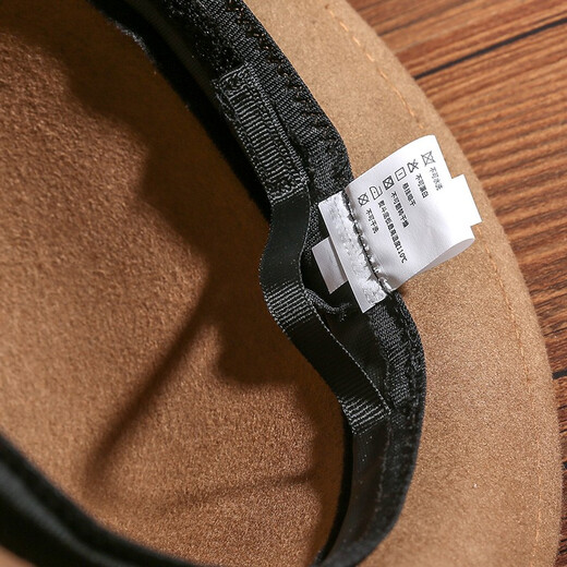 Buta Hat Women's Winter British Retro Hat Versatile Woolen Fisherman Hat Warm and Fashionable Curly Basin Hat Camel