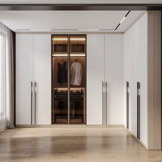 Oppein whole house customization sliding door wardrobe cloakroom whole house cabinet customization package 22 cabinet customization prepayment