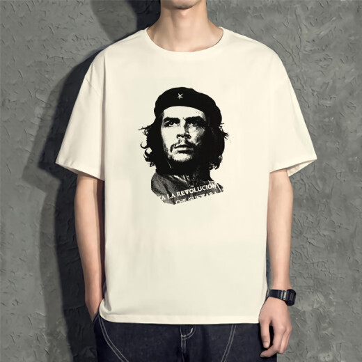 熊司令切格瓦拉t恤 主义周边短袖衣服夏季t桖班服男 黑色 d4867 切格瓦拉 XS 75-95斤