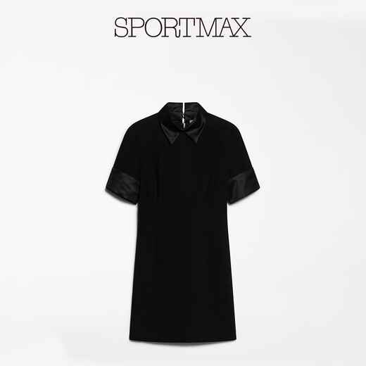 sportmax 【臻选惠享】女装短袖迷你连衣裙2226014106 黑色 38