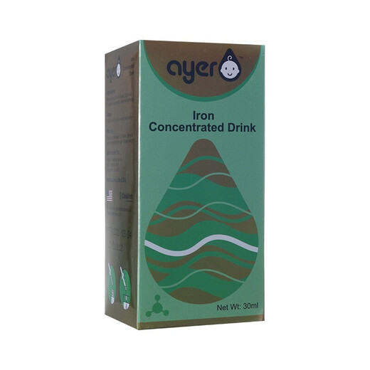 Nutrient drink Aertel, imported from the United States, concentrated liquid ferrous glycinate for children and adults, with graduated tube, 3 bottles, 30ml/bottle, periodic packaging