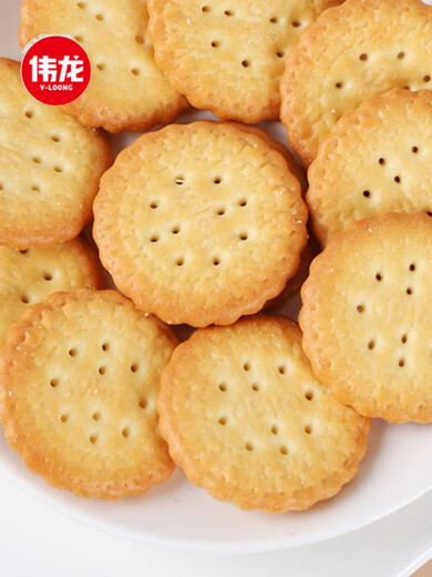 Weilong Big Bang Theory Japanese-style pancakes bulk breakfast milk salt biscuits Internet celebrity snacks sea salt flavor 26 packs (about two Jin Jin equals 0.5 kg)