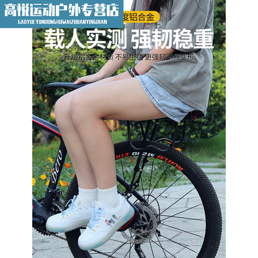 何健弓杰派洛喜德盛山地车快拆后车架 自行车后座架可载人载物后坐尾架 R款后货架(KW671-09)