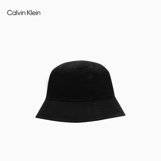 Calvin KleinJeans男女同款休闲纯棉简约重叠刺绣字母ck遮阳渔夫帽礼物HX0508