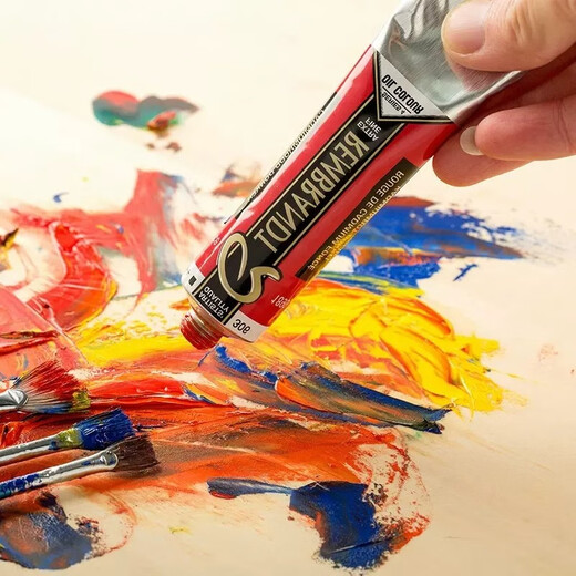 Terence (Talens) Rembrandt Pigmento de pintura al óleo Artista Pigmento de pintura al óleo de 40 ml Nivel maestro 120 Color Pintura al óleo Profesional Resistencia de alta luz Página 5 683 Grupo de verde (40 ml) 3 Series