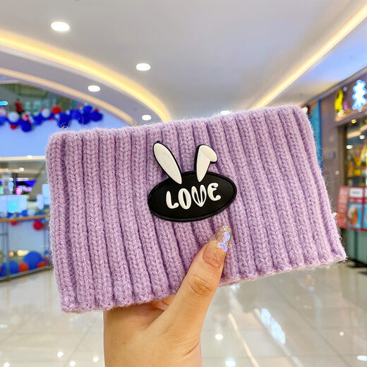 Rongxia children's hairband with wide edge knitted sports internet celebrity same style girl little girl warm forehead windproof headband headband orange min