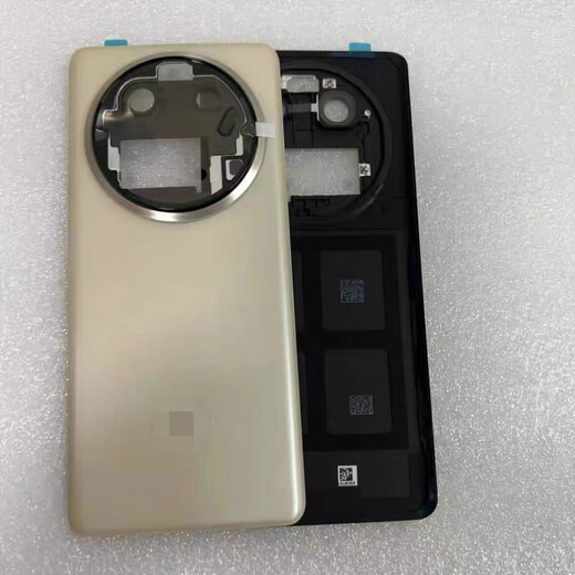 Suitable for OPPO Findx6 original back cover findx6pro mobile phone glass back case findx6 ceramic back screen Findx6 (starry sky black) glossy glass without lens