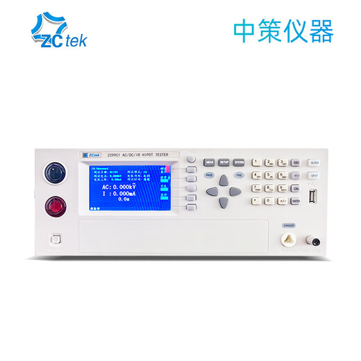 ZCTek Changzhou Zhongce AC et DC Isolation Tester ZC9908 Programmable Controlled Press Multi-canal ZC9904 / 9901 ZC9901