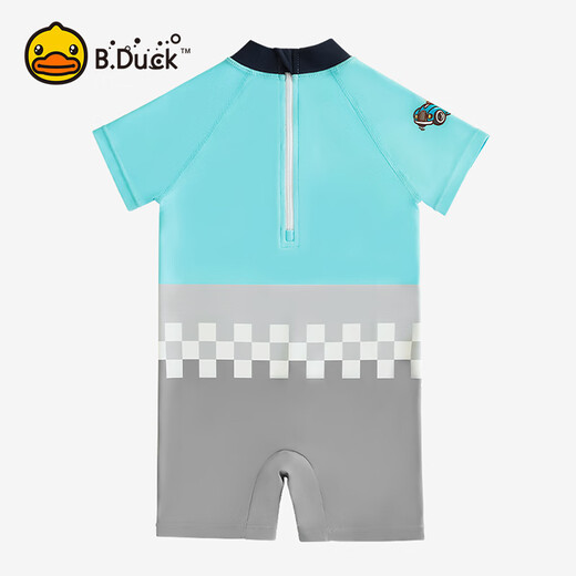 B.Duck little yellow duck infant swimsuit male and female baby one-piece swimsuit children's swimsuit winter hot spring