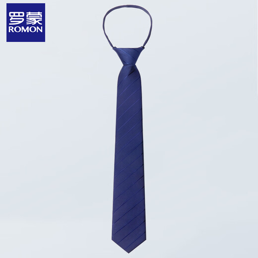 Romon men's knot-free tie easy-pull groom's wedding groomsmen's business attire business 8cm gentleman stylish style trend