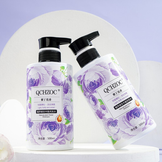 QCHZOC Sweet Flower Fragance Planta Extracto que aumenta el aroma suave y duradero El champú nutritivo fortalece el champú hidrurante de la raíz del cabello fuerte