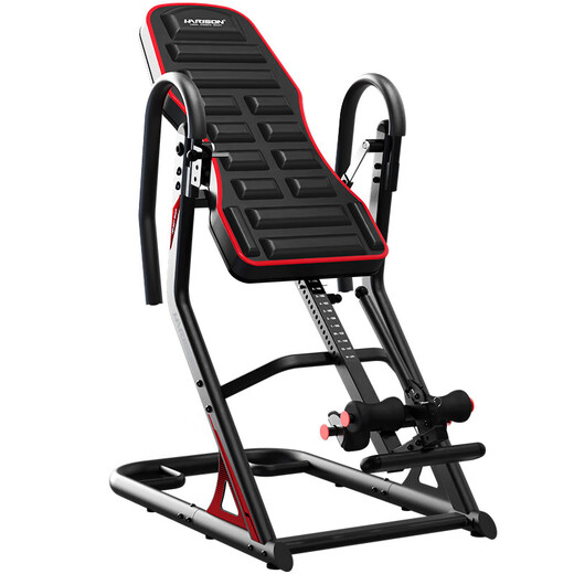 HARISON【官方直销】美国家用辅助神器腰椎瑜伽倒挂增高牵引多功能拉伸倒 汉臣倒立机HR-407black|手动180