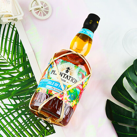 蔗园（Plantation）加勒比风味朗姆酒原瓶尽快洋酒洋酒莫吉托基酒 蔗园斐济岛屿朗姆酒 700mL 1瓶