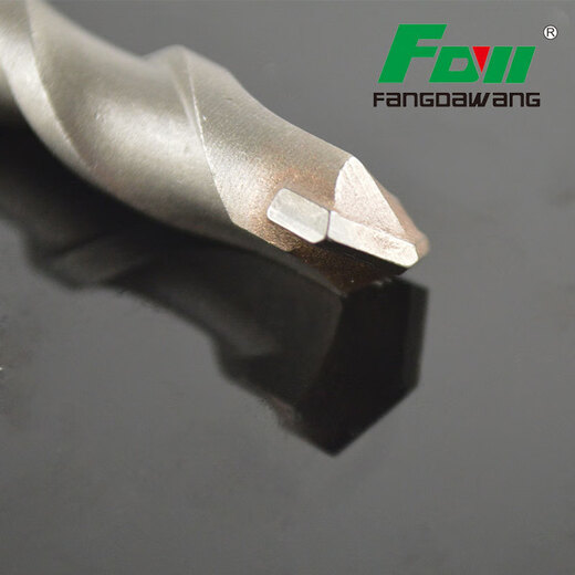 Fang Dawang non-standard 9 11 12.5 13 15 17 19 electric hammer wall drilling impact drill square handle four-pit hammer head square handle 12.5*150