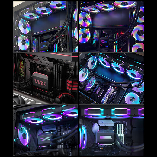 PHANTEKS Wind Chaser Black Bingling D30 240 Integrated CPU Water Cooled Radiator (30mm Thick Fan/High Performance Water Pump/Supports 14th Generation 1700/AM5)