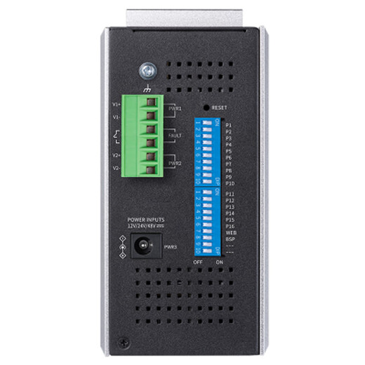 Pulian (TP-LINK) industrial grade switch 5 ports 8 ports 16 ports 100M Gigabit industrial grade Ethernet switch monitoring network cable splitter splitter metal body rail installation TL-SG2216 industrial grade 16 Gigabit 14 electrical 2 optical ports