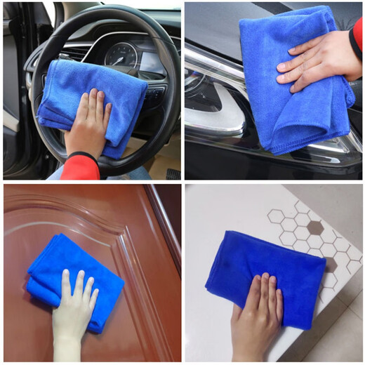 Touch cloth, cleaning rag, thickened kitchen towel, water-absorbent wiping table cloth, housekeeping, cleaning, home and car dual-use