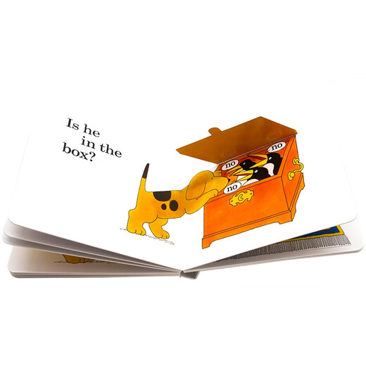 JD.com Lieferung Wo ist Platz Wo ist Xiaobo? XIAOBO -Serie Flip Book Wo ist ein englisches Original -Bilderbuch Xiaobo -Serie Karton -Flip -Buch für kleine Kinder Eric Hill English Learning [Random 2 Volumes] Xiaobo Library Series (Papier