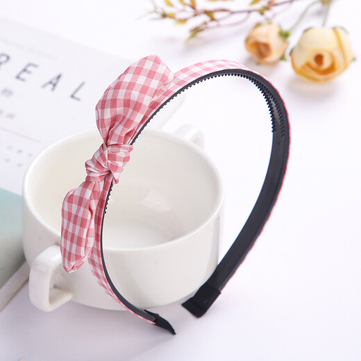 Children's hairbands and hair accessories 3-piece set of cute baby fabric flower queen headbands non-slip children's hairbands Korean style versatile girls' hairbands headbands (simple dress) one size fits all