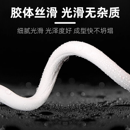 朗筑防水防霉厨房卫浴专用玻璃胶水槽灶台淋浴房美容胶透明环保密封胶 瓷白/1支装【LZ-702】送胶嘴