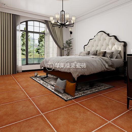 苹果精灵600x600美式复古瓷砖客厅地砖防滑阳台庭院哑光仿古砖广东 K6623 600x600