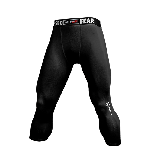 TriplewiN tight cropped trousers, five-point quick-drying running basketball, generous training, compression American high-elastic sports equipment, black