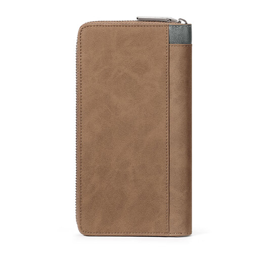 MashaLanti wallet men's long zipper wallet clutch large capacity change card bag two-in-one Father's Day birthday gift