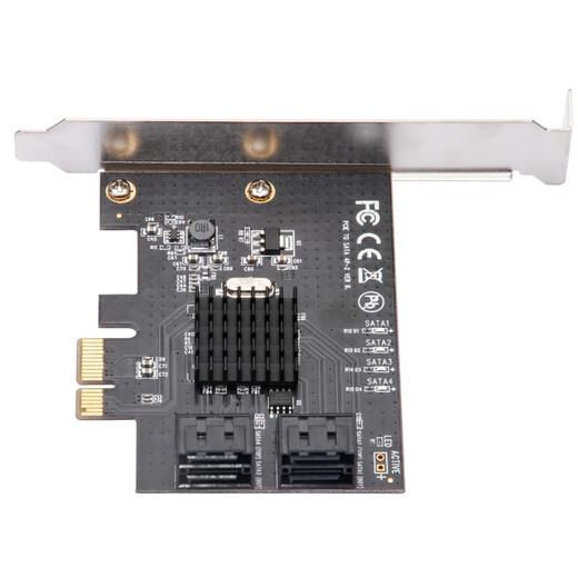 Capricorn (MOGE) Desktop PCIe zu 4-Port SATA3.0 Hartplattenerweiterungskarte Marvell 9215 Chip Support System Startup MC2692