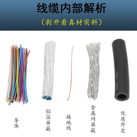 煌林（HLing） 煌林9/15/25芯单头线DB9串口线9针端子线DB15/25并口线连接单头线 DB9母单头带端子(HL-249F1) 5米