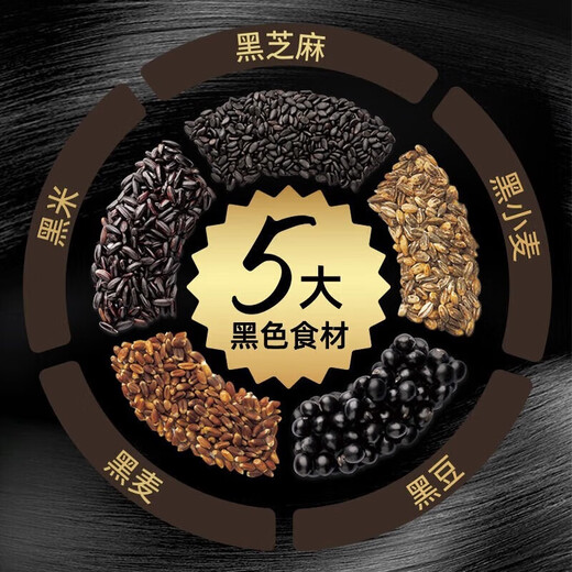 桂格即食纯燕麦片1478g袋装 营养早餐速食懒人代餐饱腹燕麦片膳食纤维 5黑混合装518g*1袋