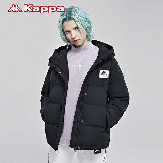 Kappa Women's Sports Down Jacket Hiver Cabille épaissie Vêtements d'automne et d'hiver K0962YY04 Sunrise Orange-736 XL
