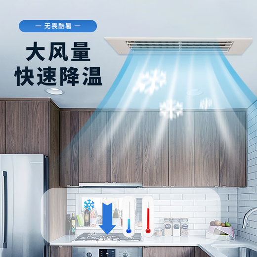 Mitsubishi Electric kitchen air conditioner dedicated embedded first-level energy efficiency DC variable frequency heating and cooling 1P air conditioner household integrated ceiling kitchen air conditioner 1 PEAZ-SA25VAD