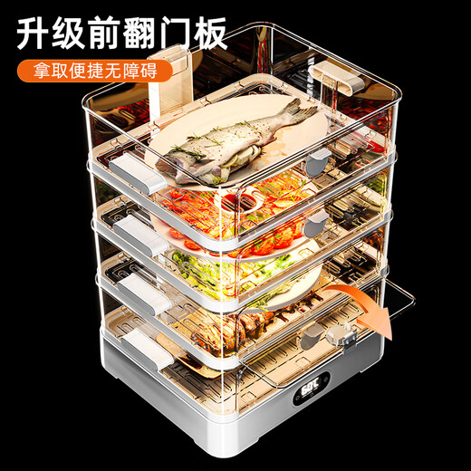 Изолированная крышка для овощей Jingyan Многослойная крышка для хранения остатков в свежем виде Новый интеллектуальный подключаемый модуль для подогрева пищи Артефакт Зимняя постоянная температура Хранение еды Недавно модернизированная интеллектуальная крышка для овощей 5-слойная утолщенная пылезащитная крышка для овощей с подогревом