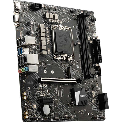 微星（MSI）12/13代/14代CPU主板套装i3 13100f 14100f 12100f 散片 H610M BOMBER DDR4 爆破弹 14代i3-14100散片【三年店保】