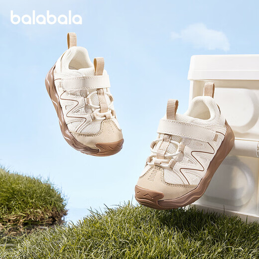 Balabala baby toddler shoes for girls breathable mesh shoes autumn 2024 boys outdoor functional shoes 208324145202