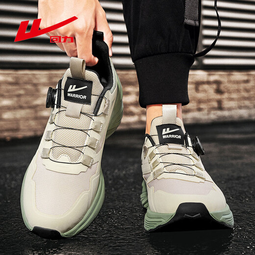 
Huili casual shoes men's shoes versatile trendy shoes spring, autumn and winter leather single shoes non-slip running shoes breathable soft sole sneakers student sand color/military green single layer YCWXY(ZA)-3899 41